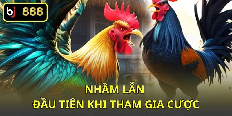 Những nhầm lẫn đầu tiên khi tham gia cược